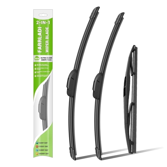 FARRLADI Silicone Windshield Wipers Replacement for Honda CR-V CRV 2017-2022,Original Equipment Automotive Replacement Wiper Blades - 26"+17"+12"(3 Pack)