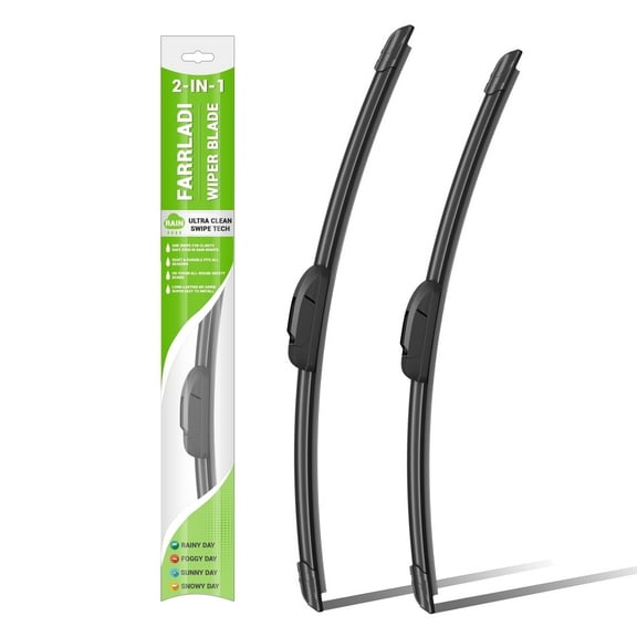 Windshield Wipers Replacement for Hyundai Accent 2011-2022/Kona 2018-2025/Tucson 2016-2025,OEM Quality Premium All-Season Wiper Blades-26"+16"(Pack of 2)