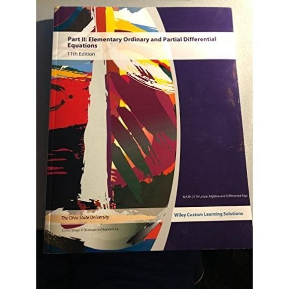Pre-Owned Part II: Elementary Differential Equations and Boundary Value Problems, 11th edi Paperback