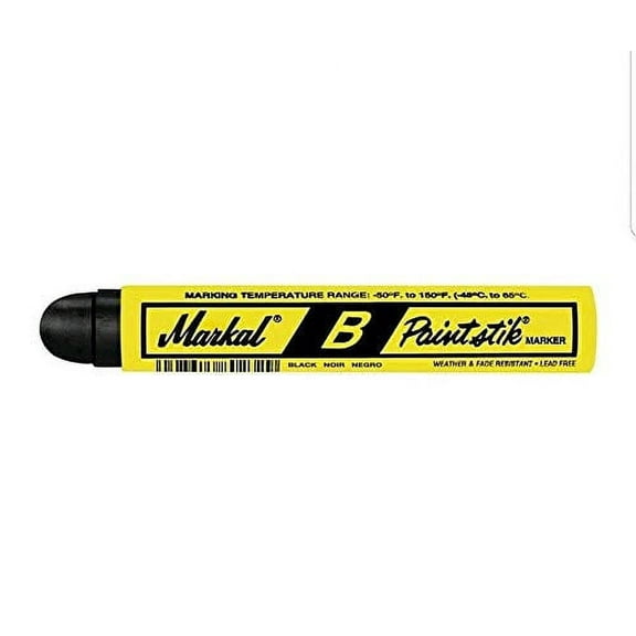 PART NO. MRK80223 Markal B Paintstik 80223, Solid Paint Marker, Black