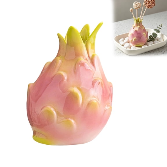 PARTGRE Flower Pots Outdoor Ceramic Fruit Shaped Aromatherapy Diffuser Elegant Scented For Home Bedroom Yellow XL