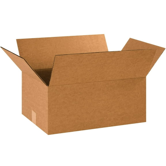 PARTNERS BRAND 18 x 12 x 8 Corrugated Cardboard Boxes, Medium 18"L x 12"W x 8"H, Pack of 25 | Shipping, Packaging, Moving, Storage Box for Home or Business, Strong Wholesale Bulk Boxes