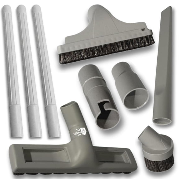 ALL PARTS ETC. 1.25" Vacuum Attachment Kit for Kirby G Series G3, Sentria, Ultimate G, Avalir with Floor Brush, Dust Brush, Crevice Tool, Upholstery Tool, 3 Extension Wands & 2 Adapters
