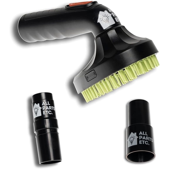 ALL PARTS ETC. 1.25 inch Pet Hair Vacuum Attachment  Dog & Cat Grooming Tool Compatible with Shop Vac, Bissell, Shark, Hoover, Eureka, Dirt Devil, Kenmore, and More (Pet Grooming Brush Tool)