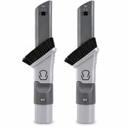 ALL PARTS ETC. 2-in-1 Vacuum Crevice Tool & Dusting Brush for Shark, 2-Pack