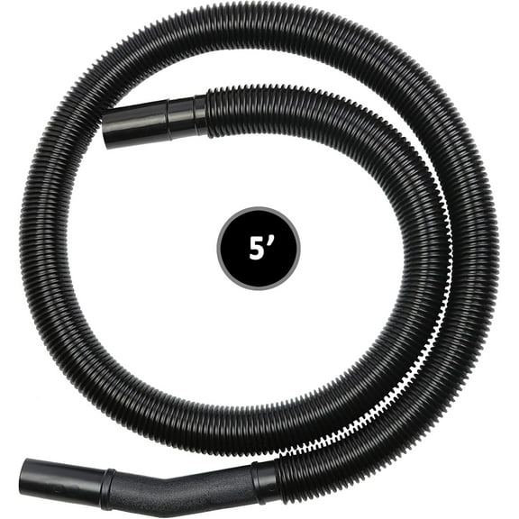 ALL PARTS ETC. 5-Foot Vacuum Extension Hose, 1-7/8 Inch Diameter, Compatible with Stanley Wet/Dry Vacuums SL18191P, SL18199P, SL18701P-10A, Flexible Replacement Vacuum Hose