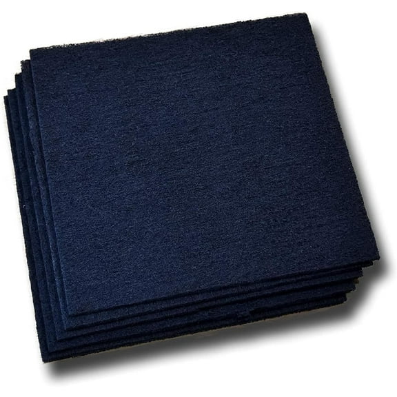 Black Charcoal Filter 11 x 11 Cut To Fit | 5 Sheets | Anti-Odor Material, Activated Charcoal Carbon Air Filter for Air Purifiers, Vent Hoods, Vacuums, Aquariums, Microwaves & More by ALL PARTS ETC.