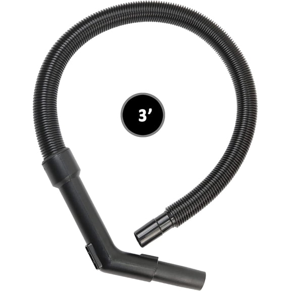 ALL PARTS ETC. Hose Replacement for Oreck XL Canister Vacuum Attachments, Fits Shurlok or Friction Buster B Oreck Handheld Vacuum Models, Hose for Oreck Parts and Accessories (Swivel, 3')