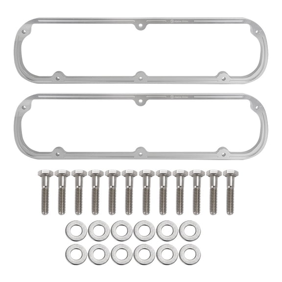 PARTSIVIA 1/2" Valve Cover Spacers Set for Ford Small Block 289 302 351W SBF Replace VCS13-12