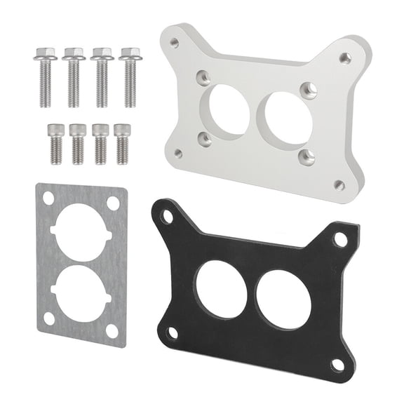 PARTSIVIA Carb Adapter Plate Kit for Jeep AMC CJ 258 4.2L for Ford Motorcraft 2100 2150 Carburetor