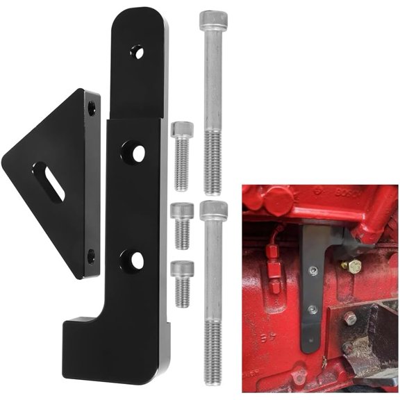 PARTSIVIA P7100 Injection Pump Support Bracket Kit for 1994-1998 5.9L 12V for Dodge Ram 2500 Ram 3500 Cummins Diesel