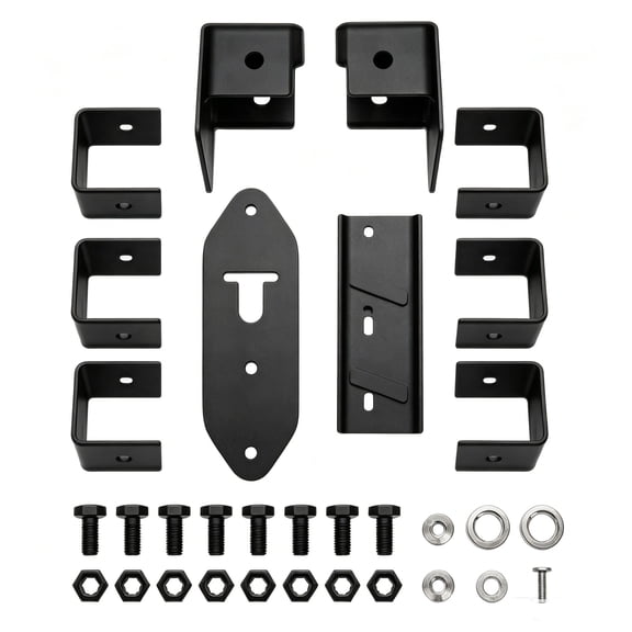 PARTSIVIA Rear Seat Lift Kit 2.5" for Ford F-150 2015-2025 Super Duty SuperCrew 4-Door