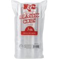 PARTY BARGAINS Clear Plastic Cups, 3 oz, 100 Pack Disposable Drinking