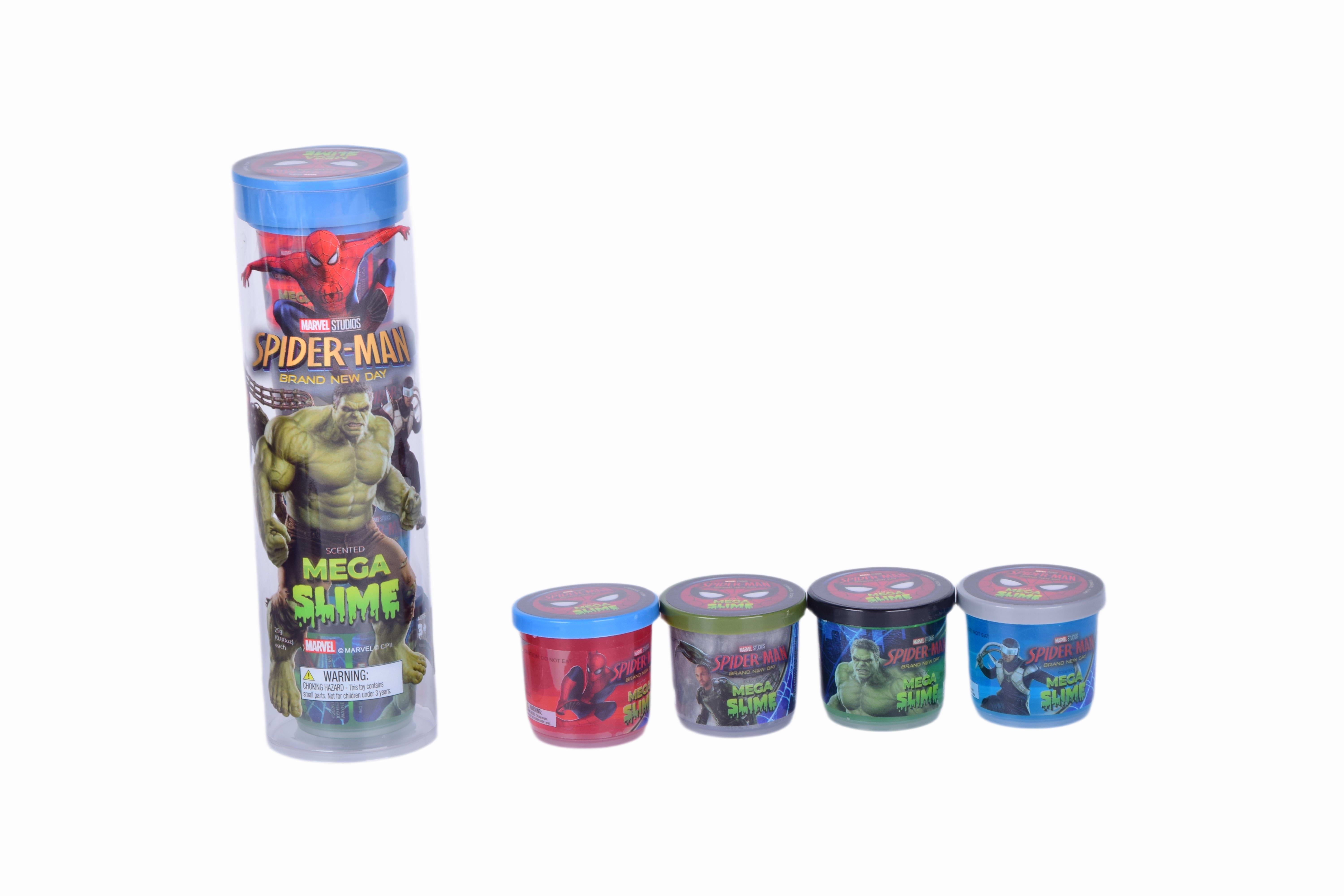 Marvel Spider-Man Slime Party pack, 4 Count