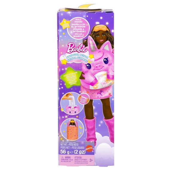 Barbie Sleepover Reveal Doll and Accessories