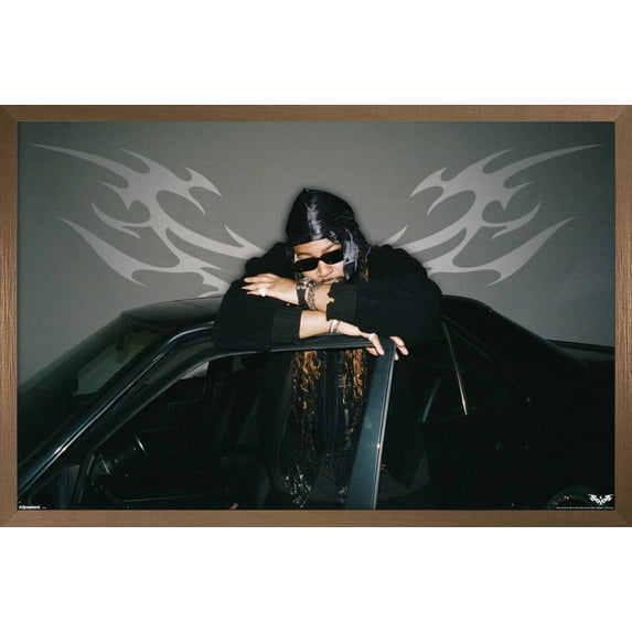 PARTYNEXTDOOR - Car Wall Poster, 14.725" x 22.375" Framed