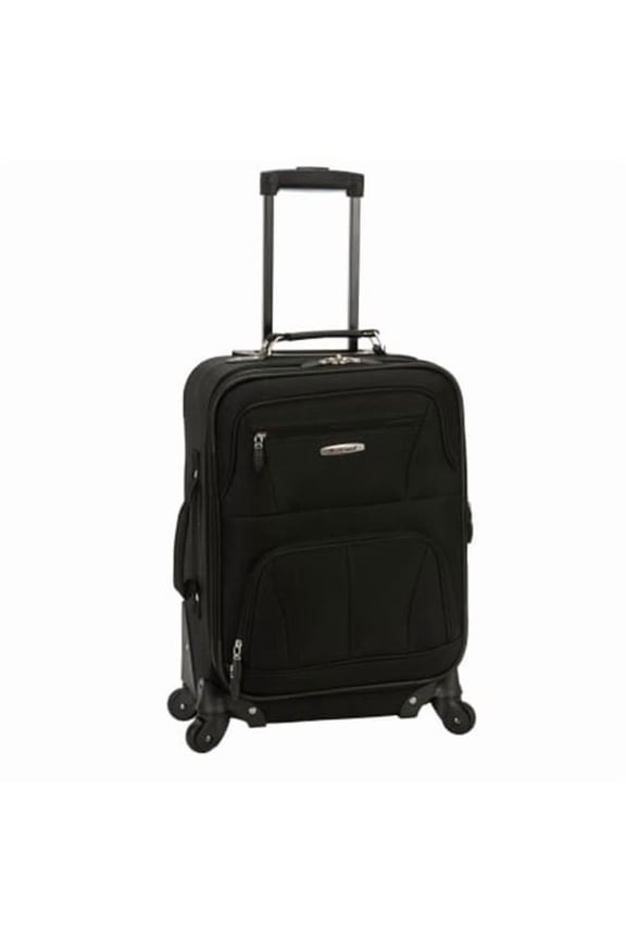 PASADENA 19 in. EXPANDABLE SPINNER CARRY ON - BLACK