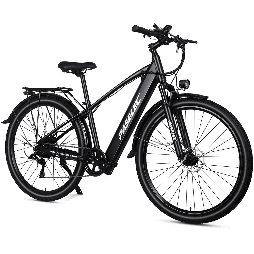 PASELEC 29" Electric Commuter Bike for Adults, 48V 16Ah Built-In & Removable Battery Ebike, 5 Riding Modes, 60 Miles Long Range, Dual Hydraulic Brakes, LCD, Lockable Front Suspension, UL2849