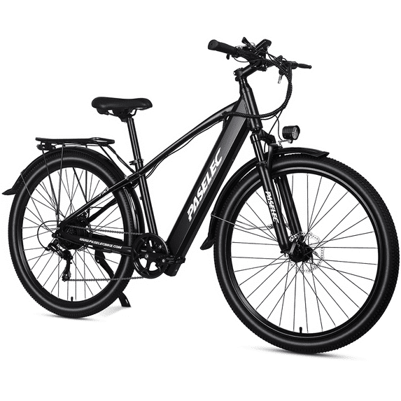 PASELEC 29" Electric Commuter Bike for Adults, 48V 16Ah Built-In & Removable Battery Ebike, 5 Riding Modes, 60 Miles Long Range, Dual Hydraulic Brakes, LCD, Lockable Front Suspension, UL2849