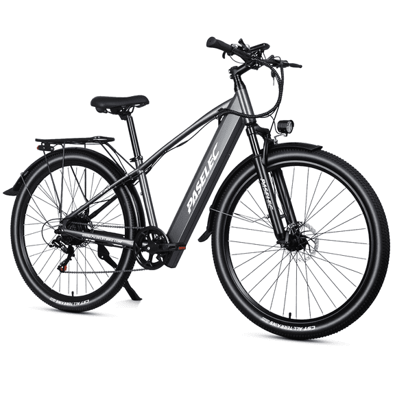 PASELEC 29" Electric Commuter Bike for Adults, 48V 16Ah Built-In & Removable Battery Ebike, 5 Riding Modes, 60 Miles Long Range, Dual Hydraulic Brakes, LCD, Lockable Front Suspension, UL2849
