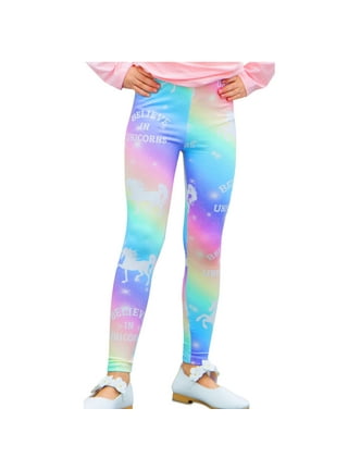 Unicorn Rainbow Kids Girls Leggings (2T-7), Kawaii Toddler Children Cu –  Starcove Fashion