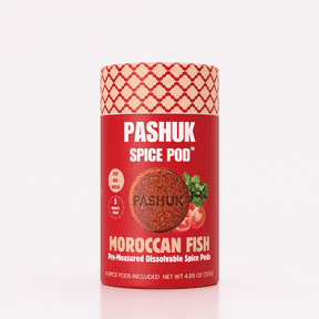 PASHUK Moroccan Fish Spice Pods, 4 Count - Authentic Middle Eastern Spice Blend