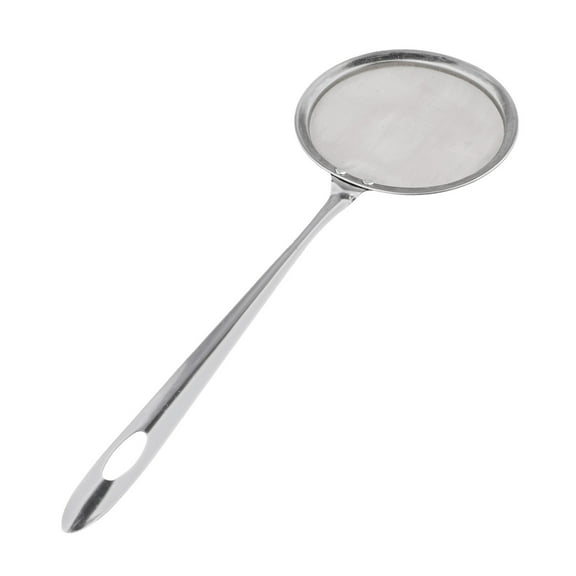 PASILI 1 Pcs Stainless Steel Fine Mesh Oil Strainer Flour Strainer Hot Pot Colander Foam Scoop Skimmer Spoon Kitchen Tools