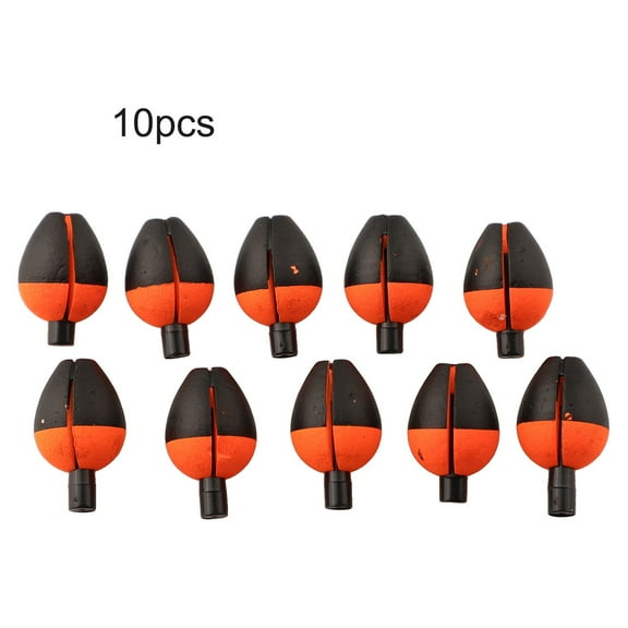 PASILI 10Pcs Fishing Floats Long Shot Oval Positioning Float With Pipe Plug Carp Fishing Trout Floats Fishing Tackleaccessories