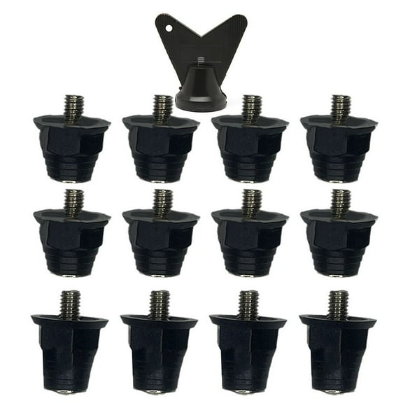 PASILI 12Pcs Football Boot Studs 13Mm 16Mm For M5 Football Sneakers Cleats Non Slip Thread Screw Replacement Spikes Soccer Studs