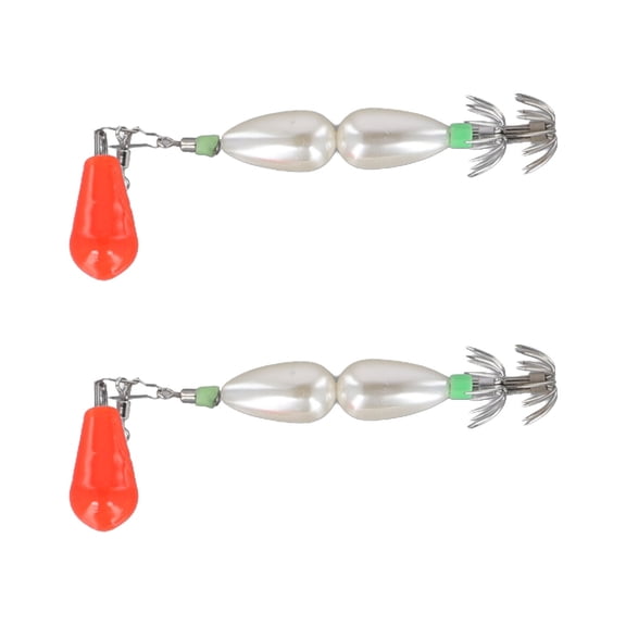 PASILI 2Pcs 90Mm Fishing Hooks Squid Hook Octopus Hook Fishing Tackle