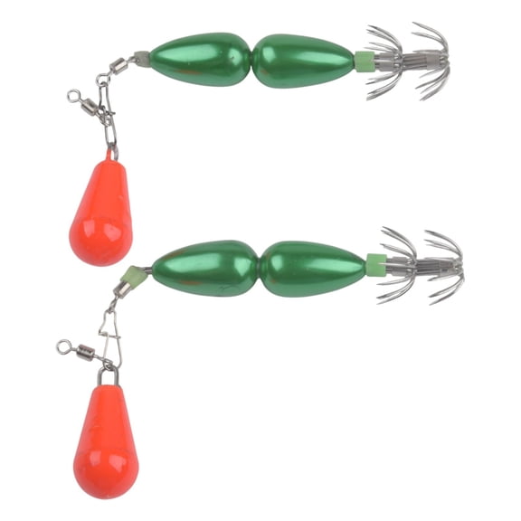 PASILI 2Pcs 90Mm Fishing Hooks Squid Hook Octopus Hook Fishing Tackle