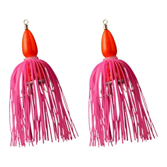 PASILI 2Pcs Fishing Hooks Squid Hook Octopus Hook 6 Claws Lure Sea Fishing