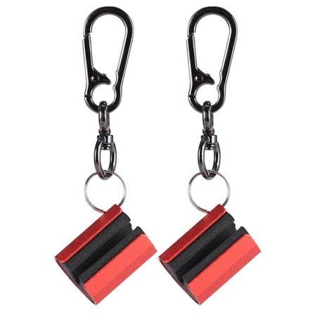 PASILI 2Pcs Rod Clips Wearable Fly Fishing Pole Holder Swivel Hook Fishing Accessories Lightweight Rod Holds Rest Outdoor Fish Tackle