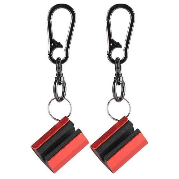 PASILI 2Pcs Rod Clips Wearable Fly Fishing Pole Holder Swivel Hook Fishing Accessories Lightweight Rod Holds Rest Outdoor Fish Tackle