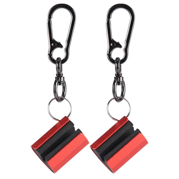 PASILI 2Pcs Rod Clips Wearable Fly Fishing Pole Holder Swivel Hook Fishing Accessories Lightweight Rod Holds Rest Outdoor Fish Tackle