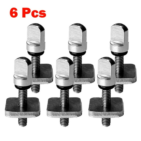 PASILI 3/4/6Pcs Stainless Steel Fin Screws No Tool Surfboard Fin Screws Paddle Board Fin Replacement For Paddleboard Longboard Surfing