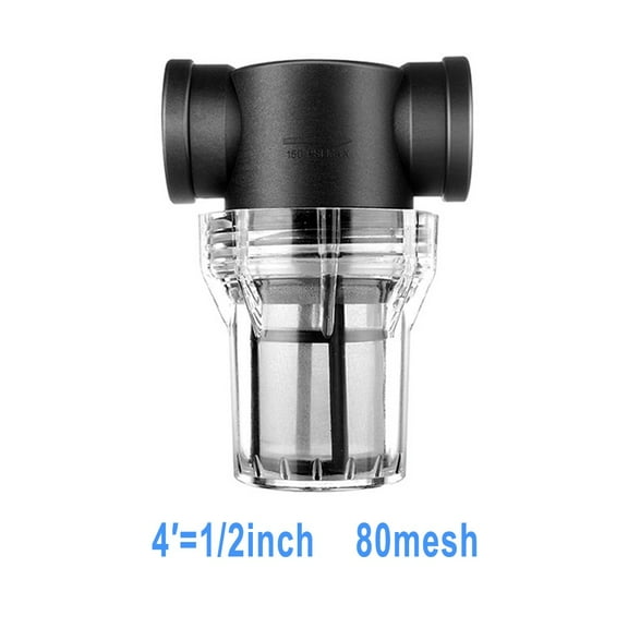 PASILI 304 Stainless Steel Filter Screen 80 Mesh Pre-Filter Water Pump Filter 1/2 Inch 3/4 Inch 1 Inch Male Pipe Thread Filter