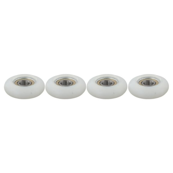 PASILI 4Pcs 8Mm Bore 34Mm Diameter Rowing Machine Seat Rollers 8X34Mm Round Wheel Spherical Pulley For Rowing Machine Replacement Parts