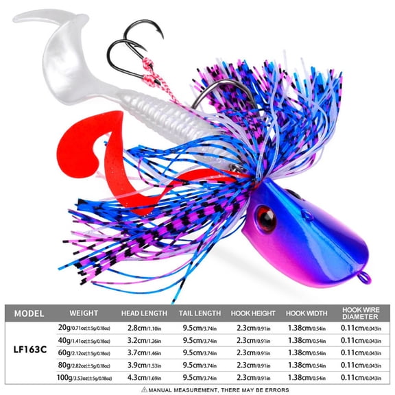 PASILI 60G 80G Soft Lure For Fishing Innovative Jigging Head Design For Maximum Effectiveness In For Pike & Bass Fishing