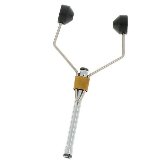 PASILI 6G Fly Tying Tool 8Cm/3.1Inch Black Ceramic Bobbin Delrin Feet Holder Materials Silver Stainless Steel Tools New