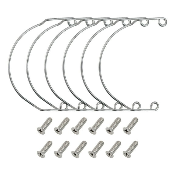 PASILI 6Pcs Pockets Fixator 12Pcs Screws Fix The Corner Net Pockets Of The Pool Table