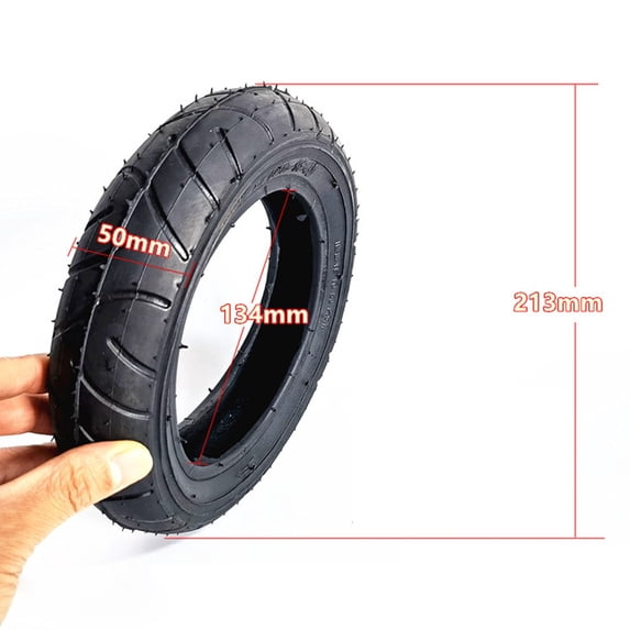 PASILI 8 1/2X2 (50-134) Tyre&Inner Tube Fits Baby Carriage Wheelbarrow Electric Scooter Vacuum Inflated Tires Replacement Spare Tire