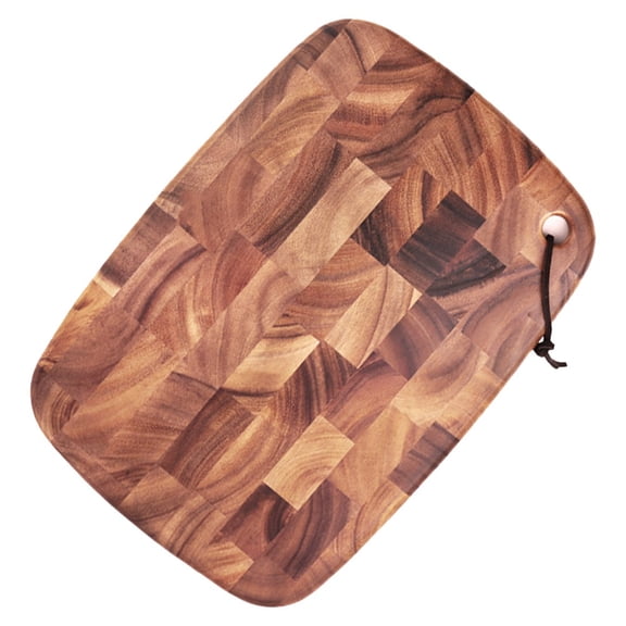 PASILI Acacia Wood Chopping Board-Premium Non-Slip Kitchen Chopping Board With Lanyard