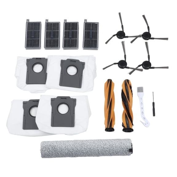 PASILI Accessory Kit For MOVA Z60 Ultra Roller Complete Robot Vacuum Cleaner With Main Brushes Roller Wiper Side Brushes Filters Dust