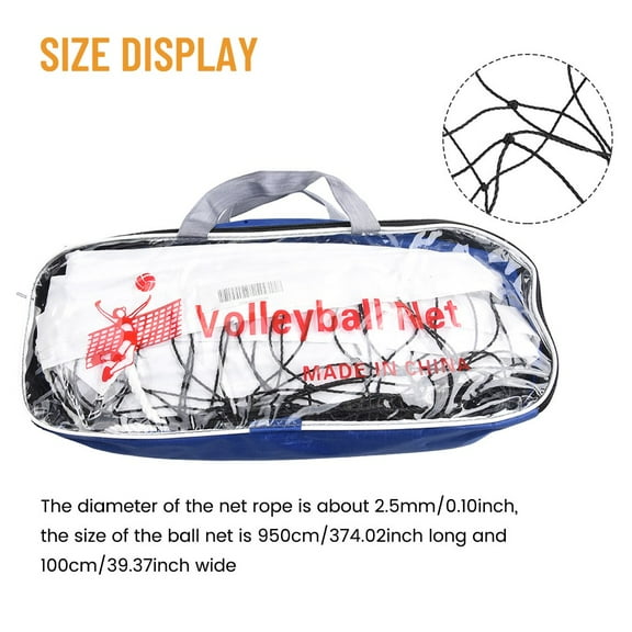 PASILI All Weather Usage Portable Volleyball Net Sized At 950X100Cm Ideal For Schools And Recreational Areas Like For Beaches