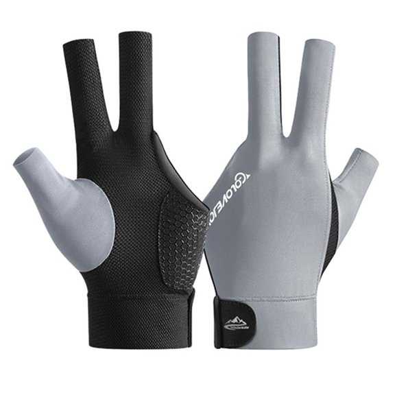 PASILI Brand New 1X Gloves 1Pcs Snooker Pool 3 Finger Glove Billiard Glove Cue