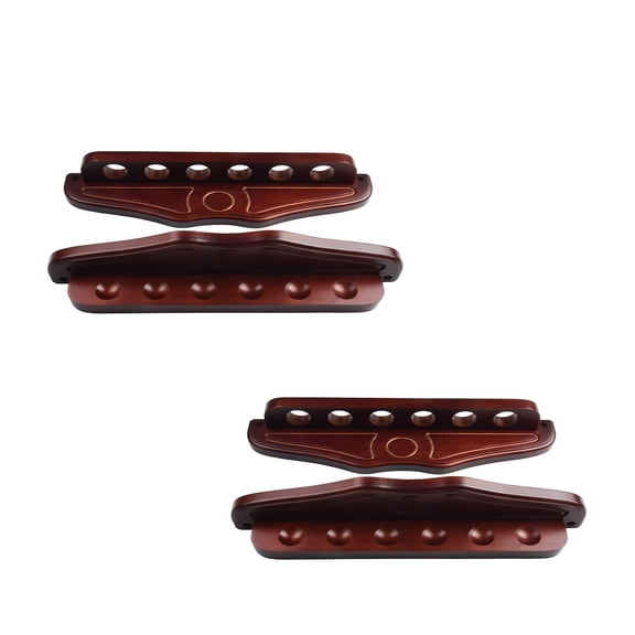 PASILI Brand New Billiard Cue Rack Billiard Cue Rack Hanging Cue Rack Wooden Holder 6-Slot Pool High Quality About 1000G
