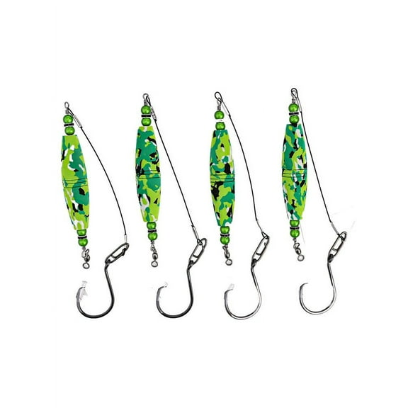 PASILI Catch More Catfish With 4Pc 32 5 Inch Float Rig Fishing Bobbers Barbed Hook