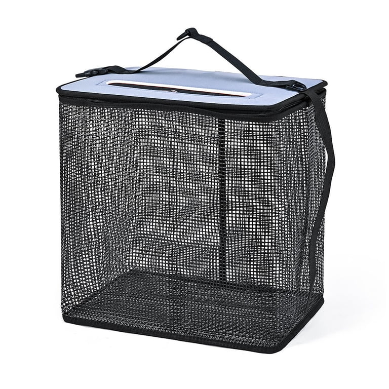 PASILI Collapsible Floating Fishing Basket Crayfish Catcher Foldable Net  Cage Portable Fishing Net Storage Cage Fishing Accessories