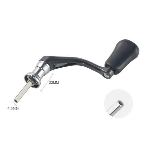 PASILI Fishing Reel Single/Double Rocker Handle Four/Six Angle Shaft For 1000-4000